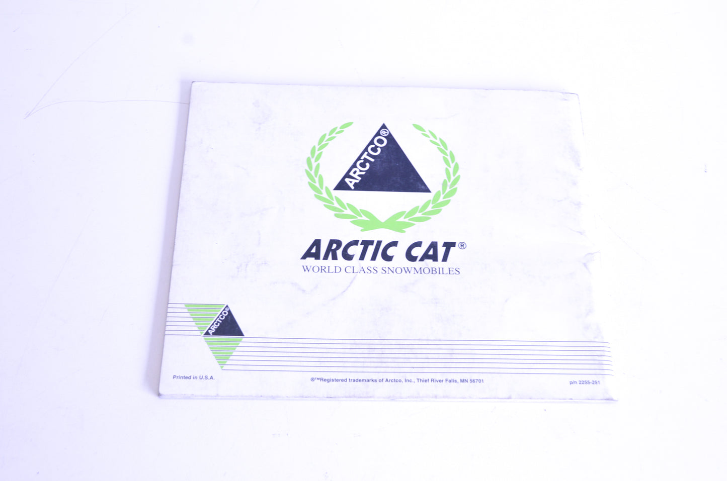 OEM Arctic Cat 2255-251 1996 Jag Operators Manual