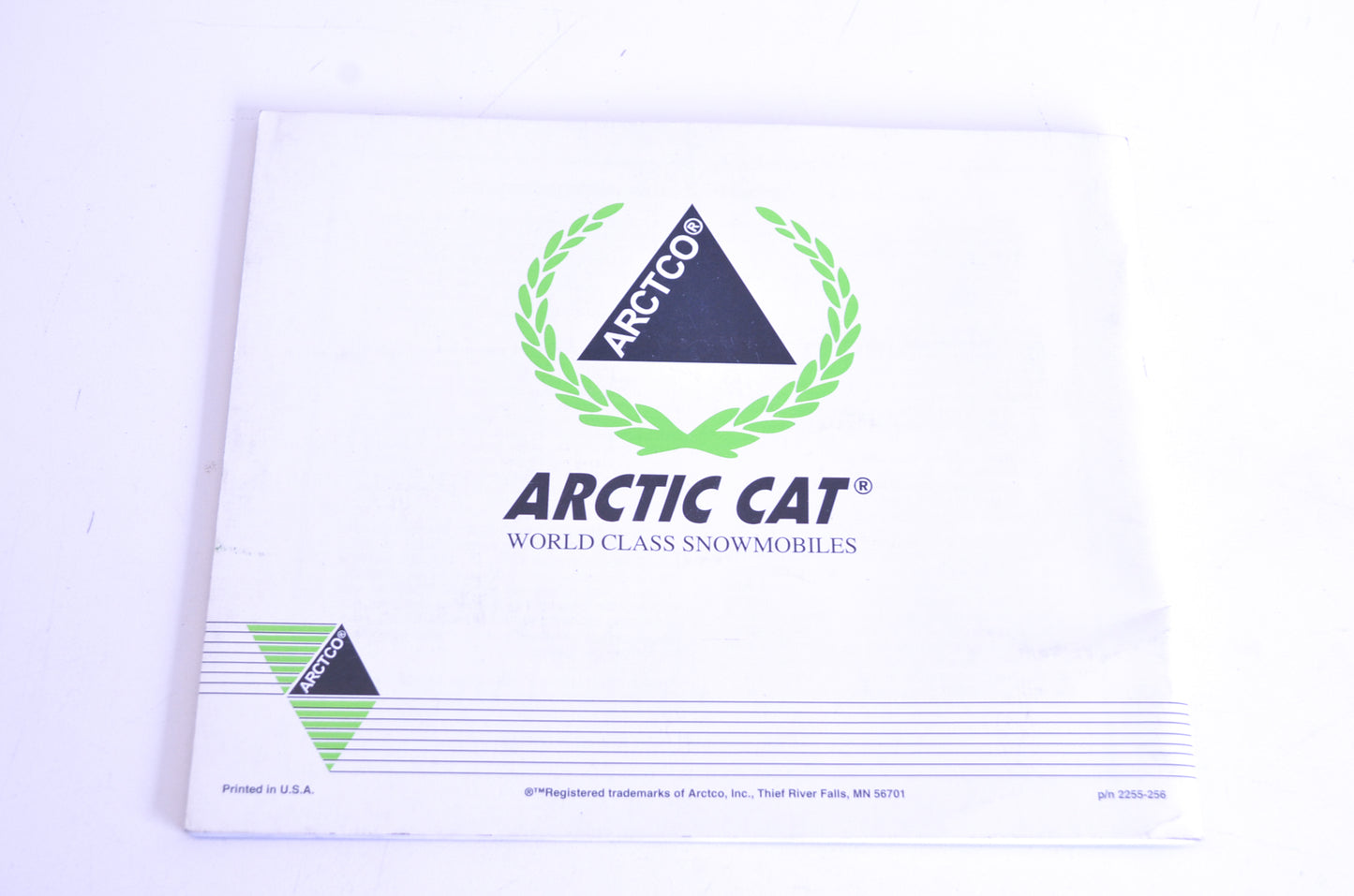 OEM Arctic Cat 2255-256 1996 EXT Powder Special Operators Manual