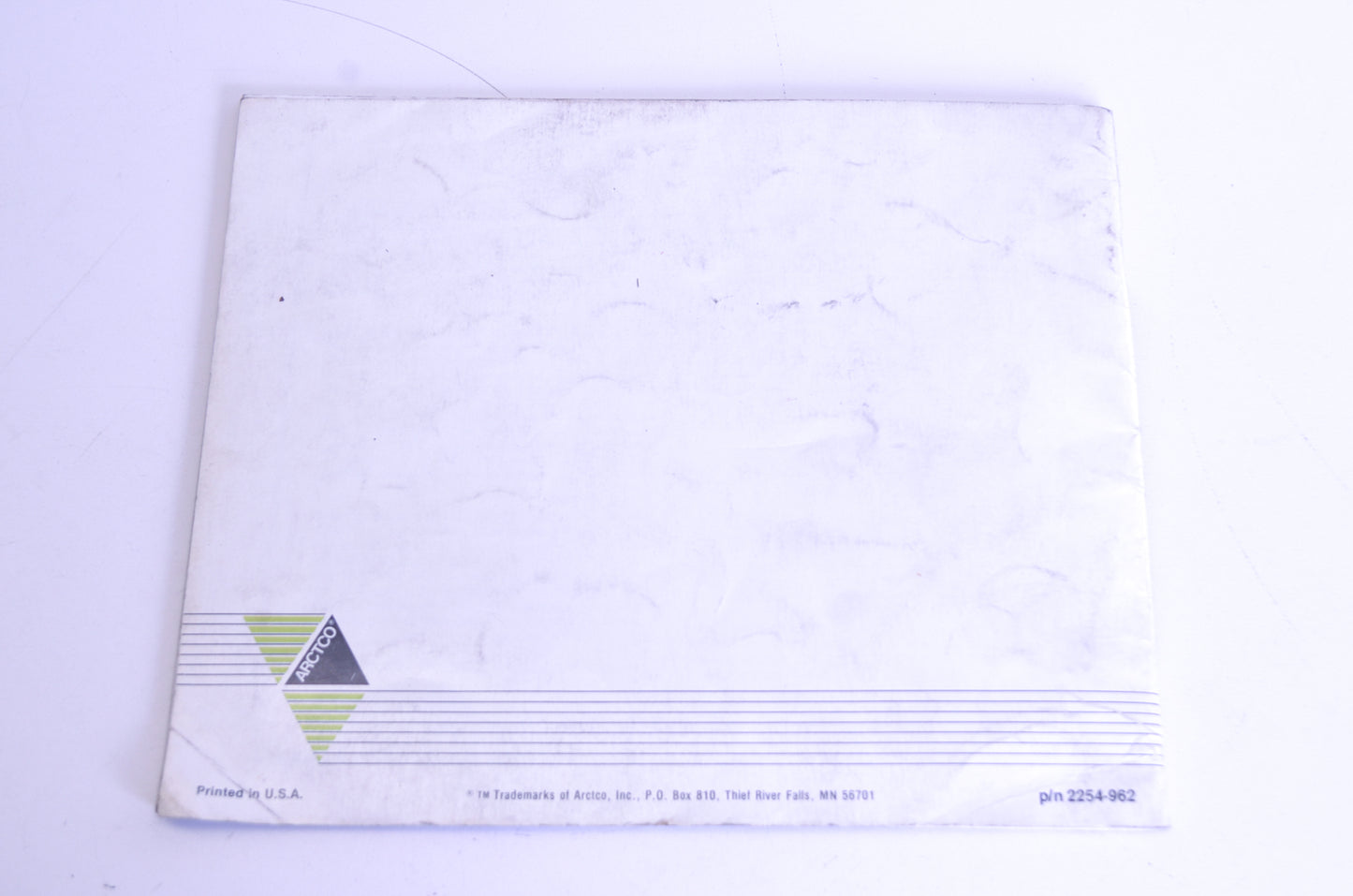 OEM Arctic Cat 2254-962 1994 Thundercat Operators Manual