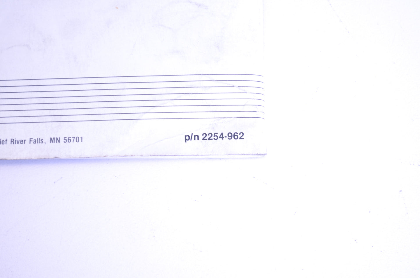 OEM Arctic Cat 2254-962 1994 Thundercat Operators Manual