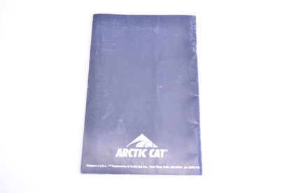 OEM Arctic Cat 2255-705 1998 Cougar Operators Manual