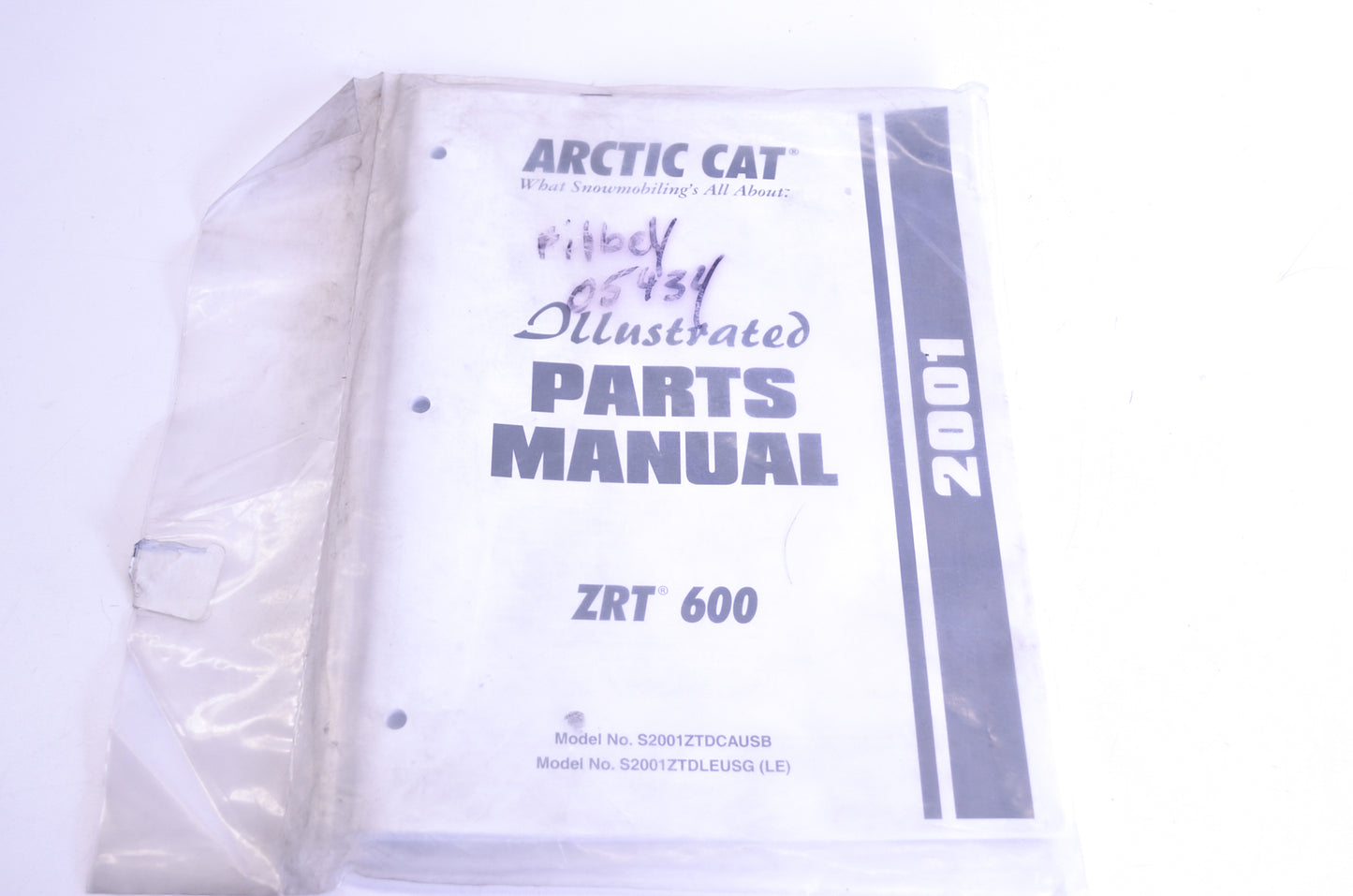 New OEM Arctic Cat 2256-411 2001 ZRT600 Operators Manual NOS