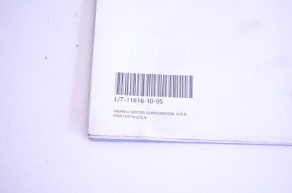 OEM Yamaha LIT-11616-10-95 Service Manual Supplement YFZ350 Banshee