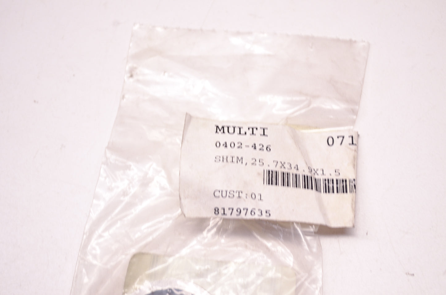 New OEM Arctic Cat 0402-426 Shim 25.7X34.9X1.5 NOS