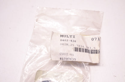 New OEM Arctic Cat 0402-426 Shim 25.7X34.9X1.5 NOS