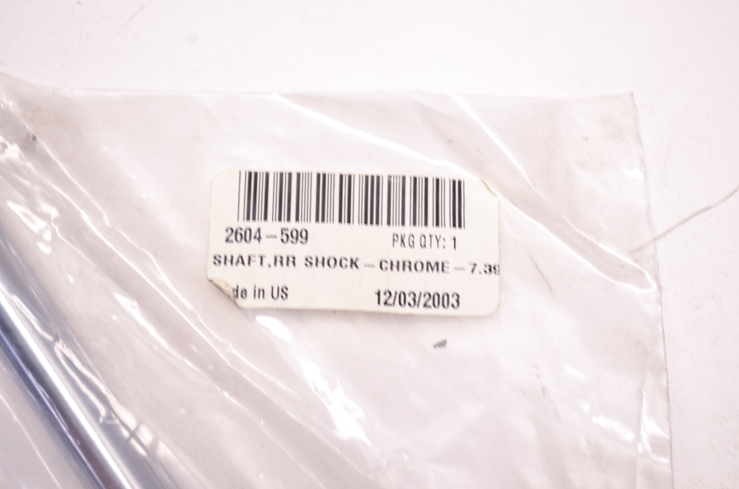 New OEM Arctic Cat 2604-599 Shock Shaft .498 X 7.35" NOS