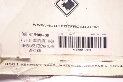 Moose M900-30, 630 Frame Skidplate Guard NOS