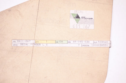 OEM Arctic Cat 0611-067 Decal NOS