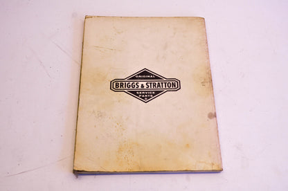 OEM Briggs & Stratton MS-4750-70, MS-4750-48 Repair Instruction IV Manual