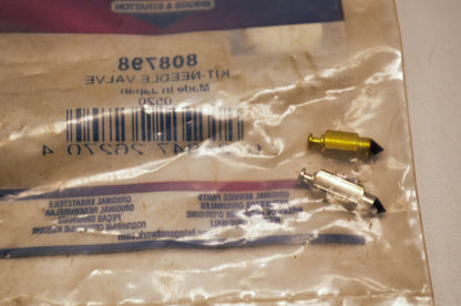 New OEM Briggs & Stratton 808798 Needle Valve Kit NOS