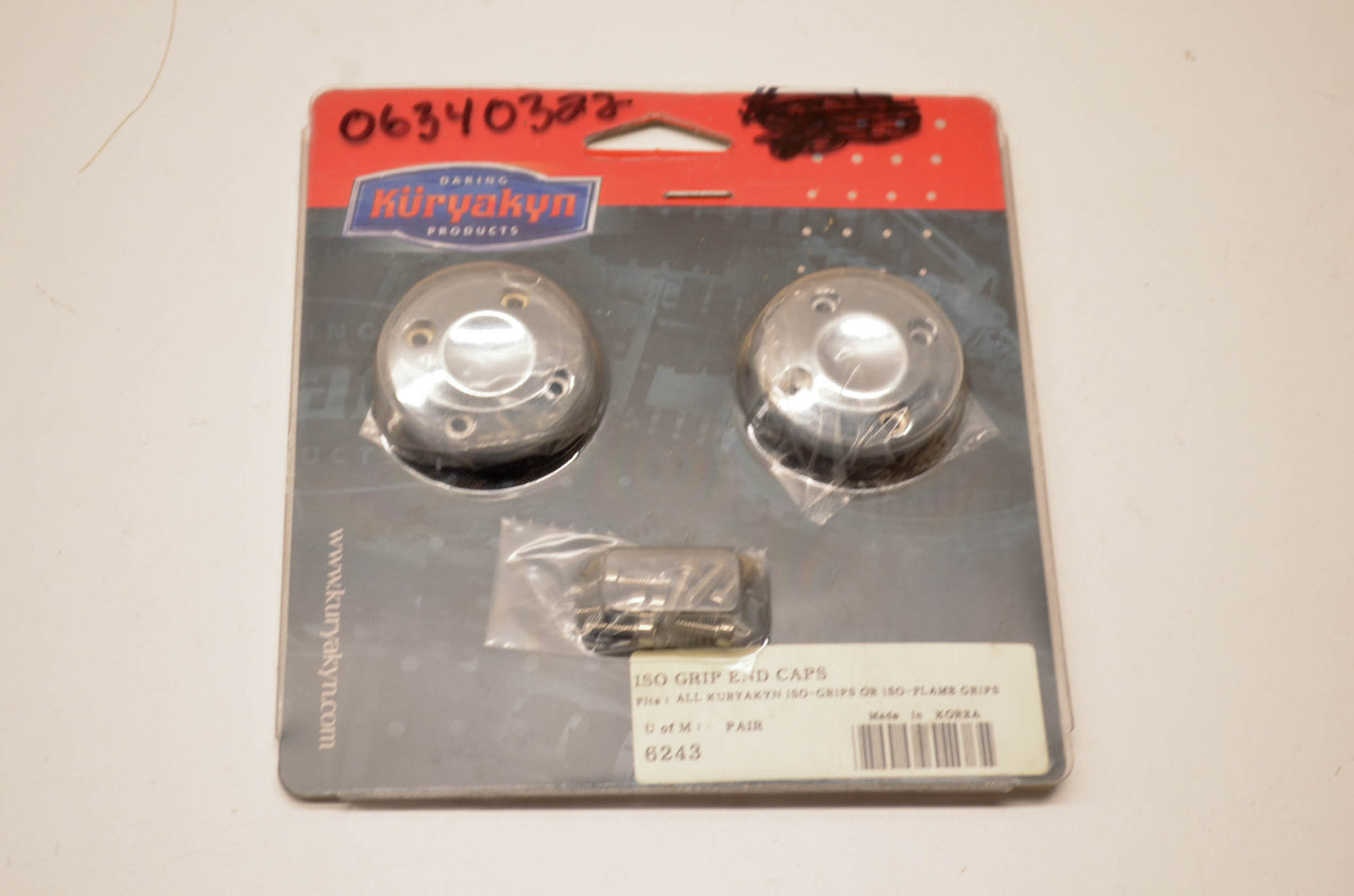 Kuryakyn 6243 Grip End Cap Kit NOS