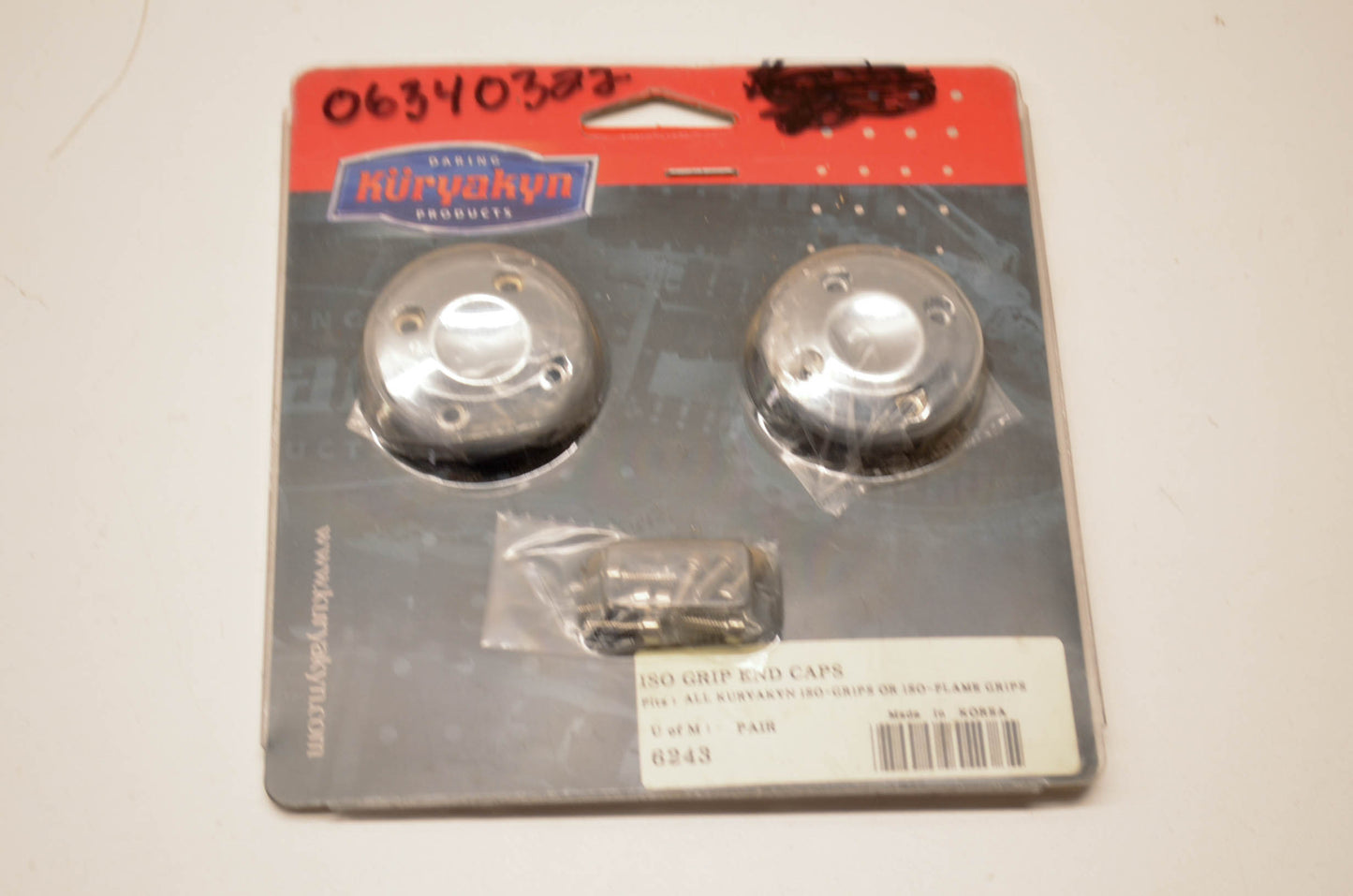 Kuryakyn 6243 Grip End Cap Kit NOS