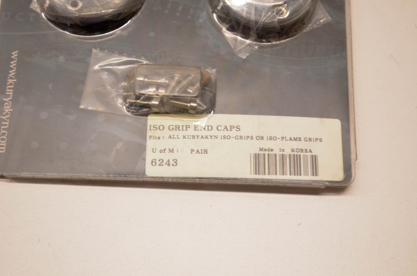 Kuryakyn 6243 Grip End Cap Kit NOS