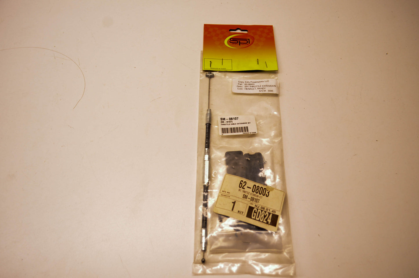 SPI SM-08107 Throttle Extension Kit NOS