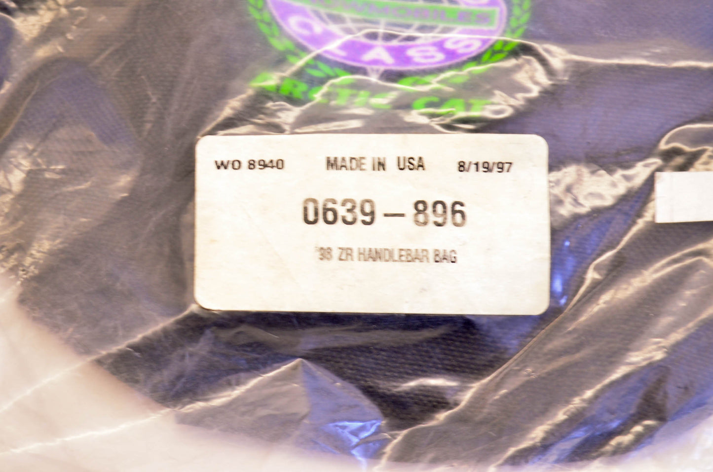 New OEM Arctic Cat 0639-896 Handlebar Bag NOS