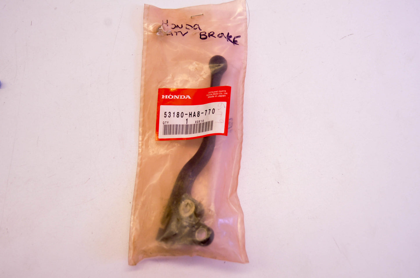 New OEM Honda 53180-HA8-770 Brake Lever NOS