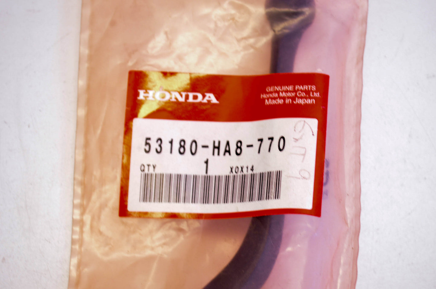 New OEM Honda 53180-HA8-770 Brake Lever NOS