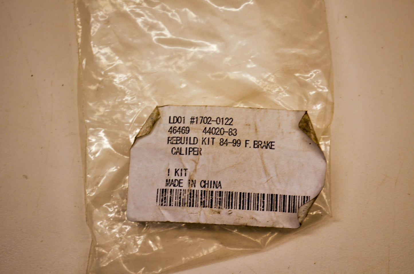 Drag Specialties 1702-0122 Caliper Rebuild Kit NOS