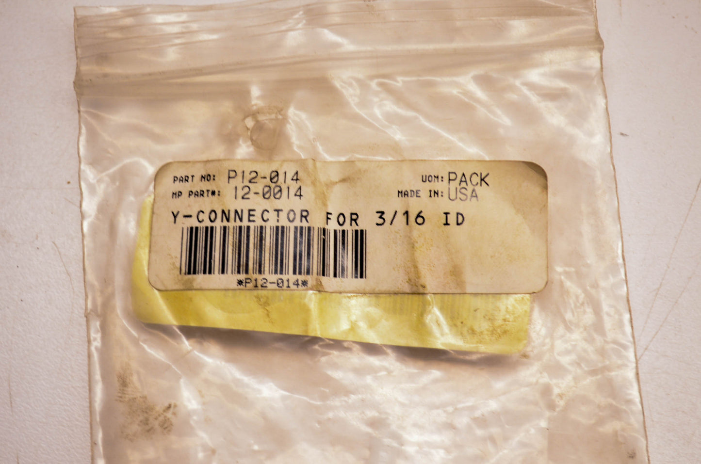 Motion Pro 12-0014 Y Fuel Line Connector NOS