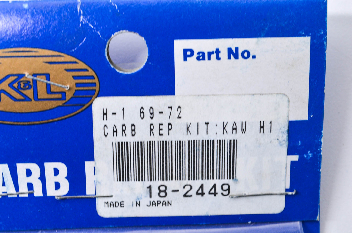 K & L 18-2449 Carburetor Repair Kit NOS