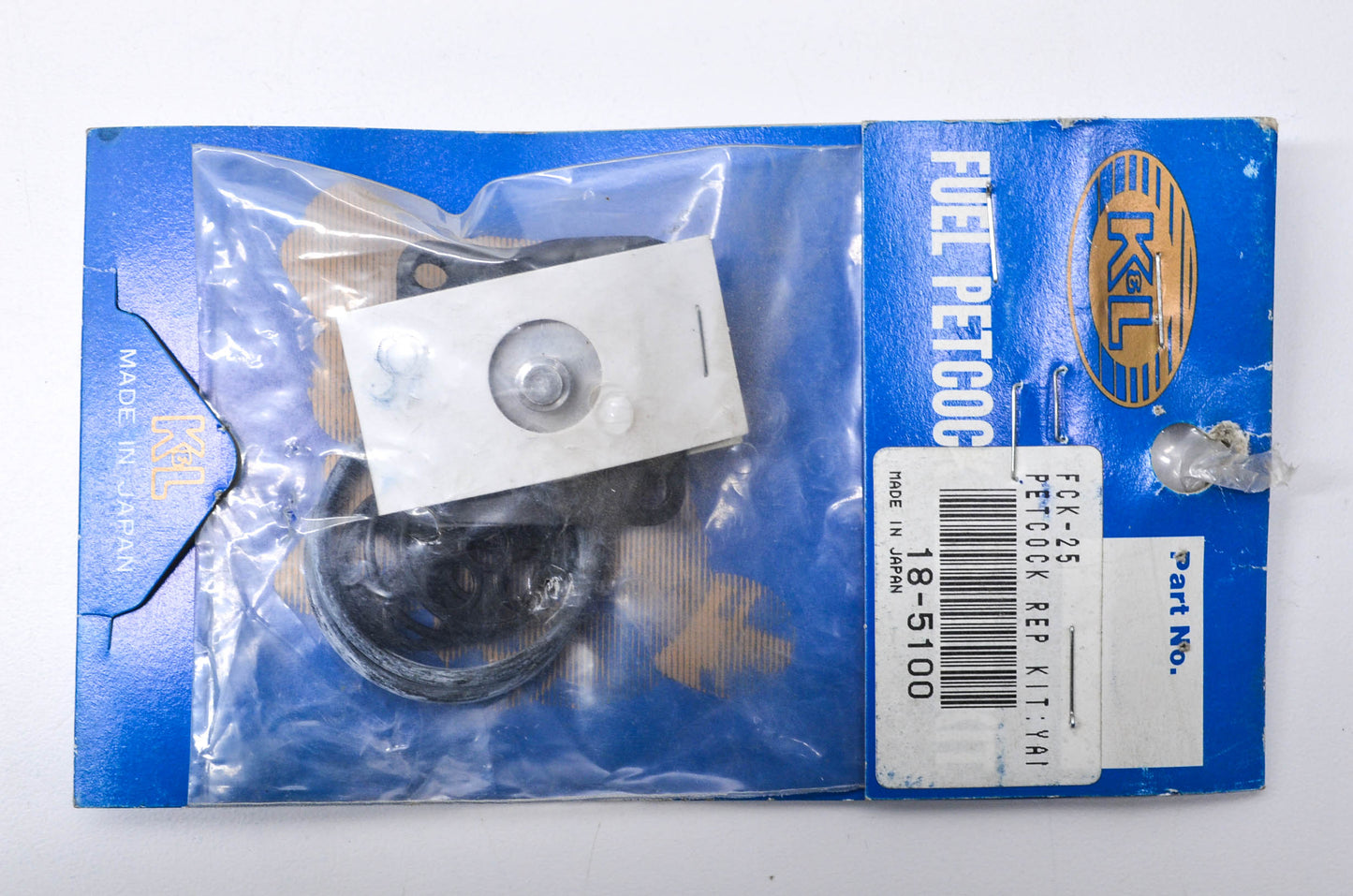 K & L 18-5100 Fuel Petcock Repair Kit NOS