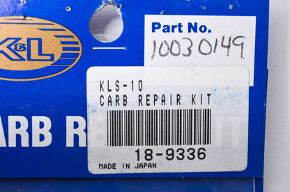 K & L 18-9336, 1003-0149 Carburetor Repair Kit NOS