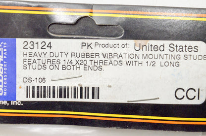 Custom Chrome 23124 Heavy Duty 1/4" Vibration Mounting Stud NOS