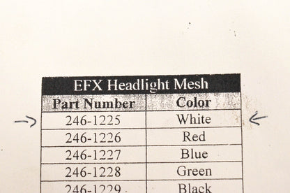 Lockhart Philips 246-1225 Headlight Mesh White NOS