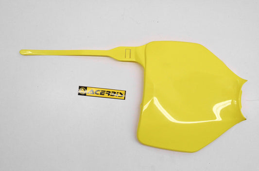 Acerbis 0002121.060, 052000061 Front Number Plate Yellow NOS
