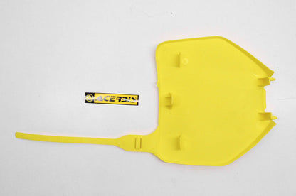 Acerbis 0002121.060, 052000061 Front Number Plate Yellow NOS