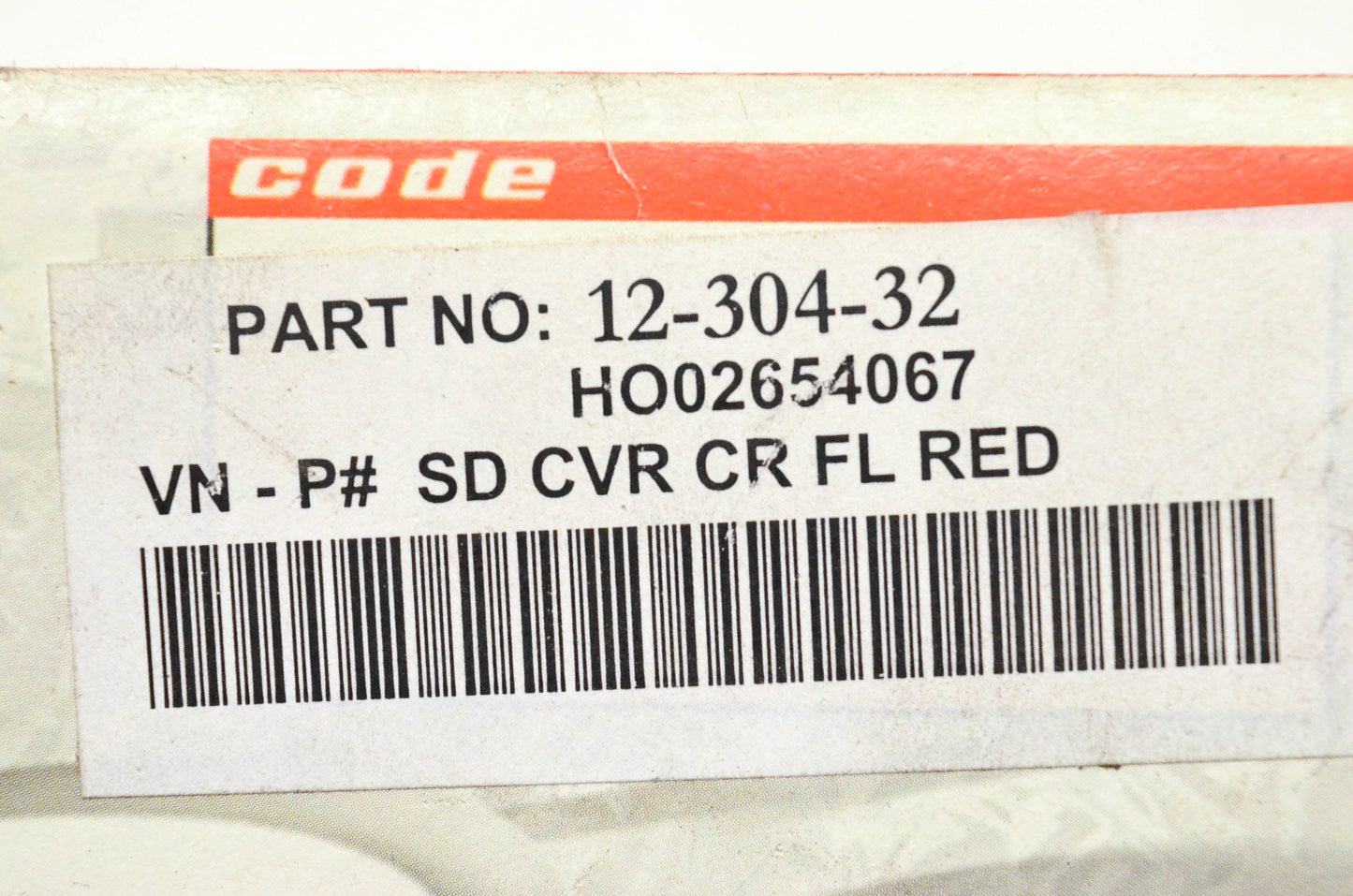 UFO 12-304-32, HO02654067 Side Panel Red Kit NOS