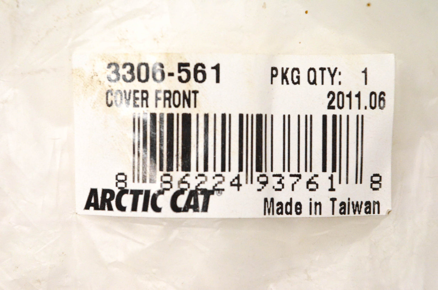 New OEM Arctic Cat 3306-561 Front Cover Lime NOS