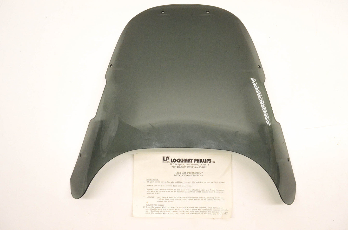 Lockhart Philips 101-WS7016 Windscreen Smoke NOS