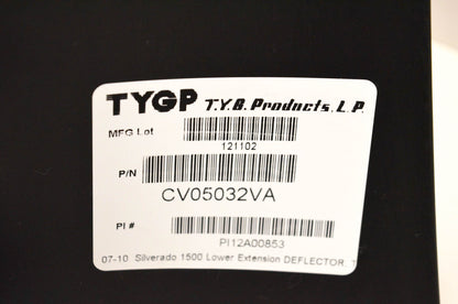 TYG Products CV05032VA Front Lower Valance NOS