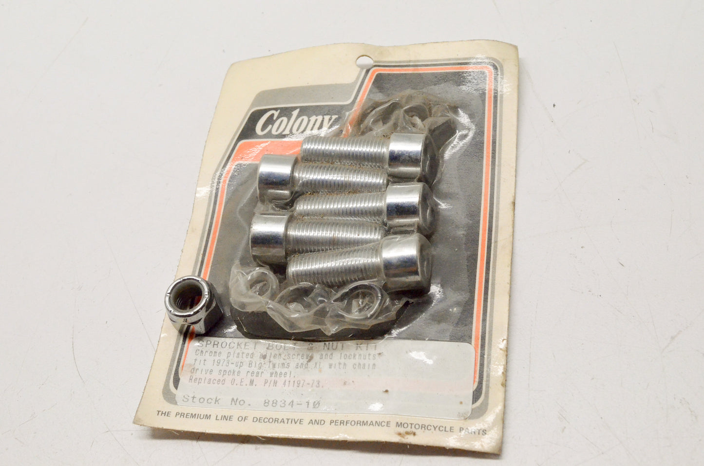 Colony 8834-10 Sprocket Bolt & Nut Kit