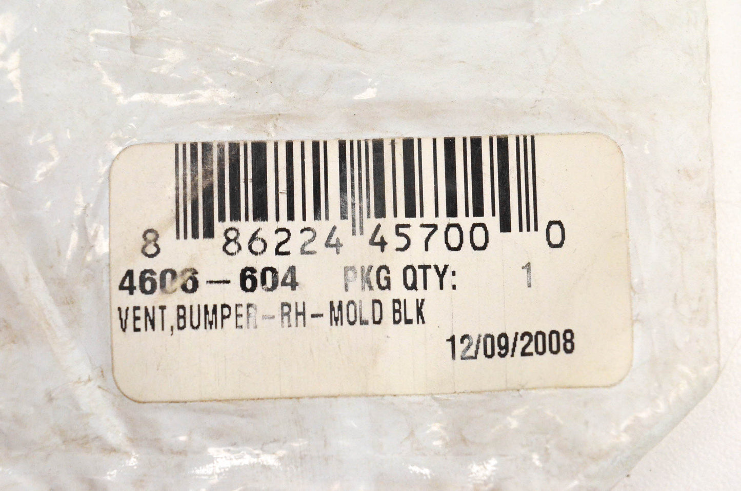 New OEM Arctic Cat 4606-604 Bumper Vent Right NOS