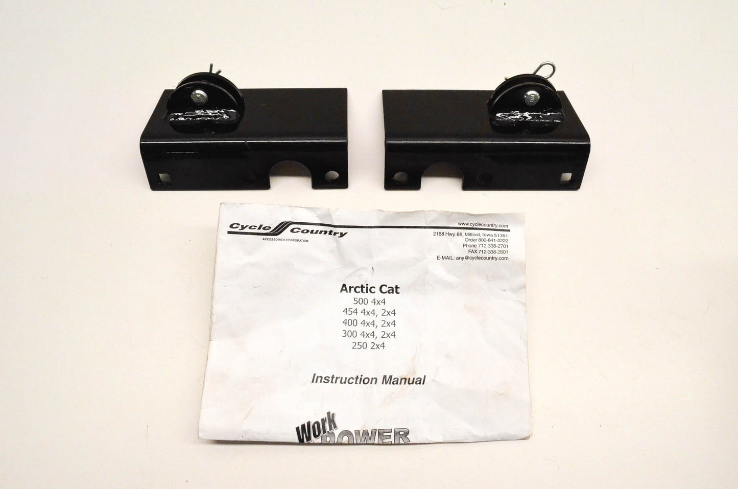 Cycle Country 15-6510 Snow Plow Brackets NOS