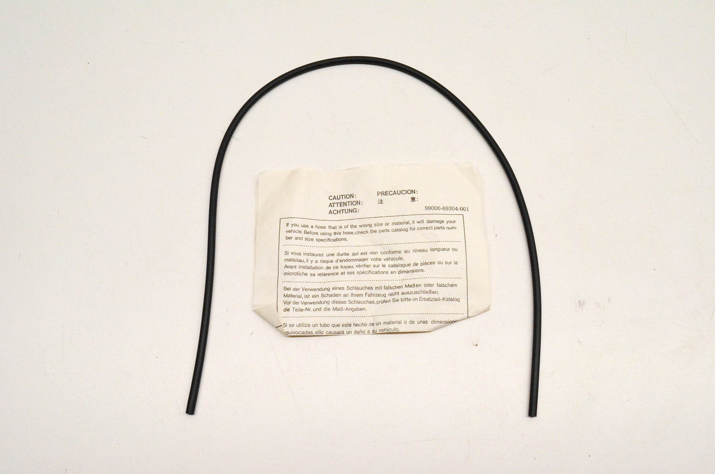 New OEM Suzuki 09352-30503-600 Hose 3x5x600 NOS