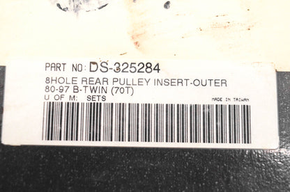 Drag Specialties DS-325284 Outer 8 Hole Rear Pulley Insert NOS