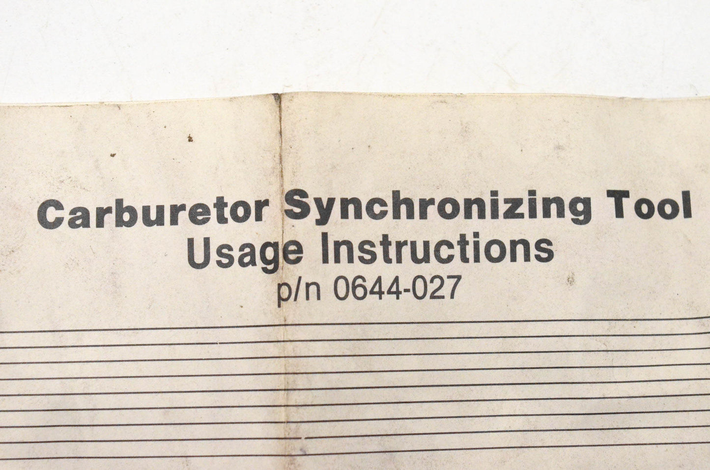 OEM Arctic Cat 0644-027 Carburetor Synchronizing Tool
