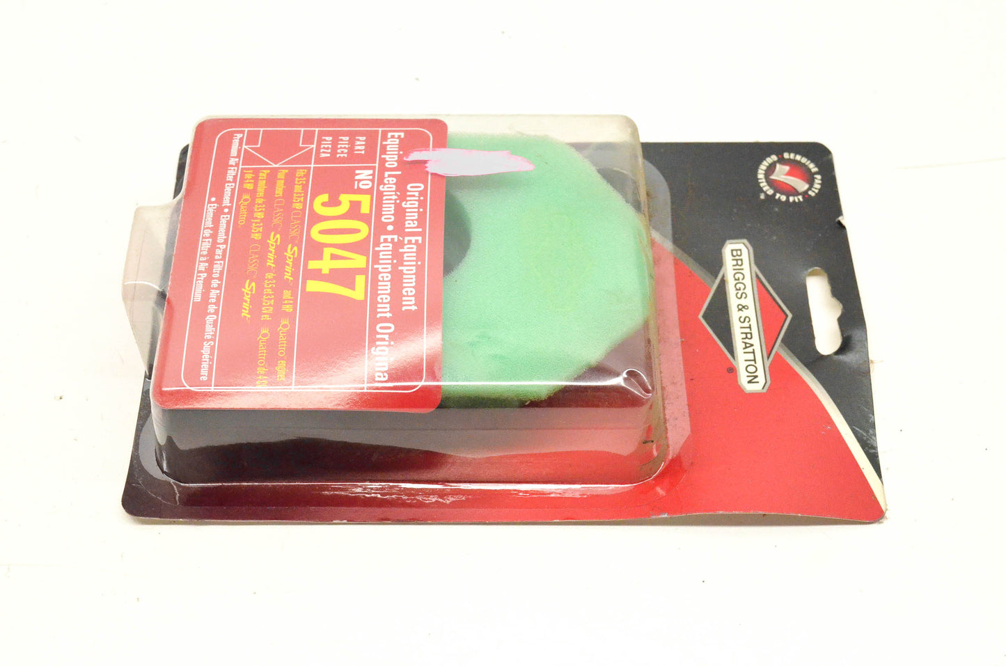 New OEM Briggs & Stratton 5047, 272235S Air Filter NOS