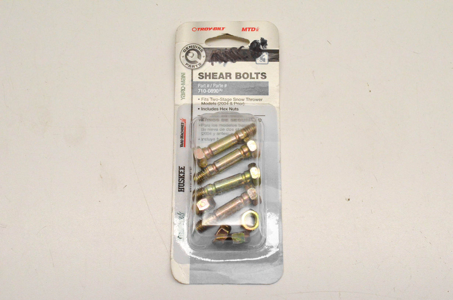 MTD 710-0890, 645-80332 Shear Bolts NOS