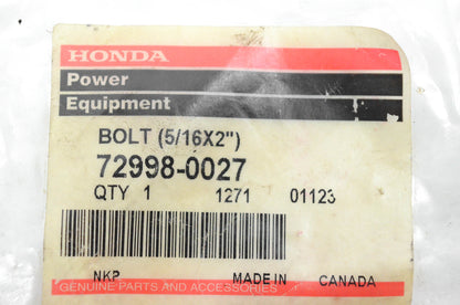 Bolt 72998-0027 Honda NOS