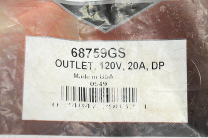 New OEM Briggs & Stratton 68759GS Outlet 120v 20a DP NOS