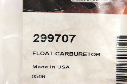 New OEM Briggs & Stratton 299707 Carburetor Float NOS