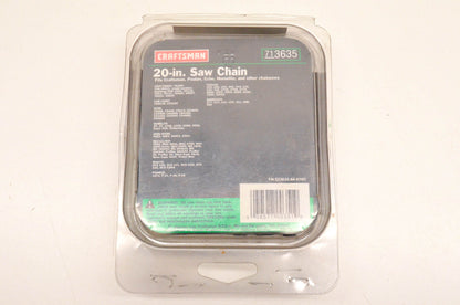 Craftsman 71-3635, 713635 Saw Chain 20" H78 NOS