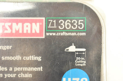 Craftsman 71-3635, 713635 Saw Chain 20" H78 NOS