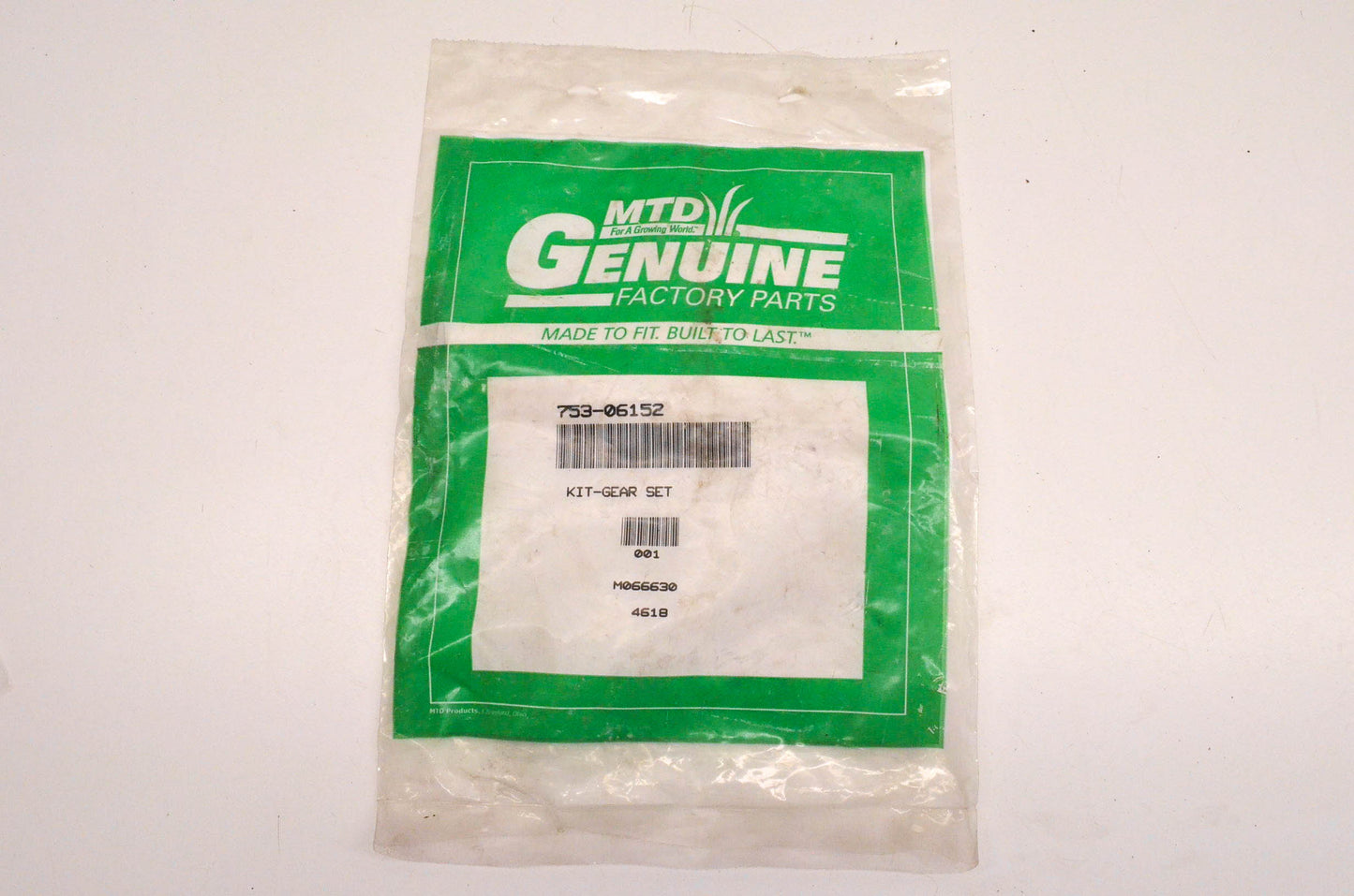 MTD 753-06152 Joystick Gear Set Kit NOS