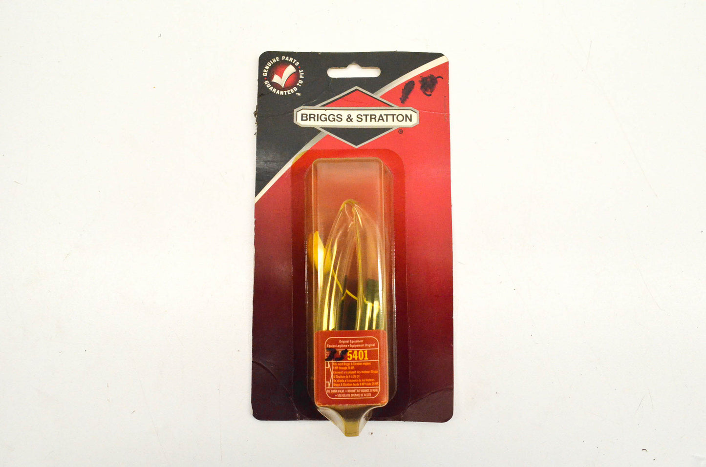 New OEM Briggs & Stratton 5401D Oil Drain Valve NOS