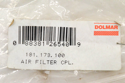 Dolmar 181.173.100, 181173100 Fleece Air Filter NOS